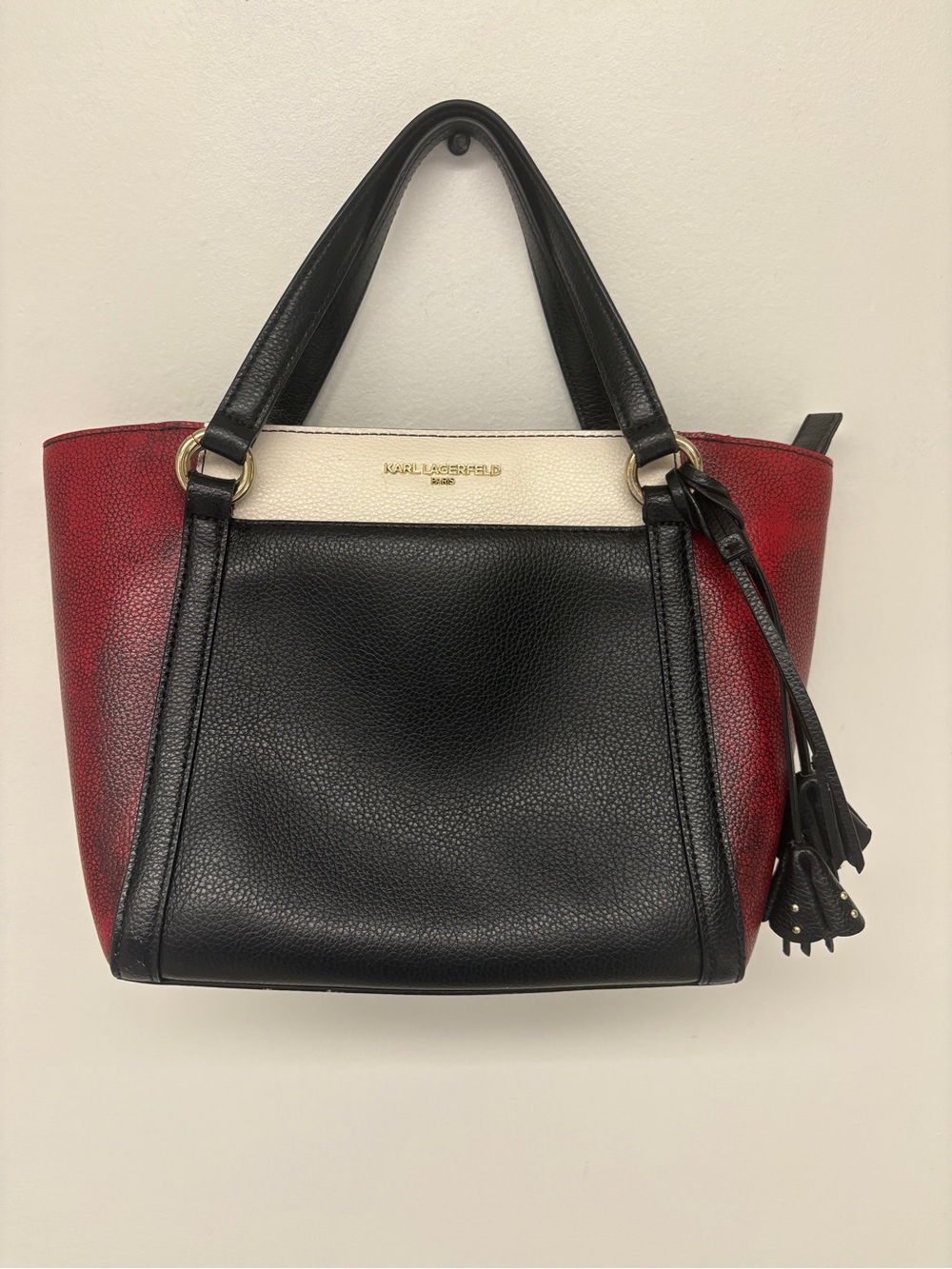 Karl Lagerfeld Paris Iris Satchel Bag
